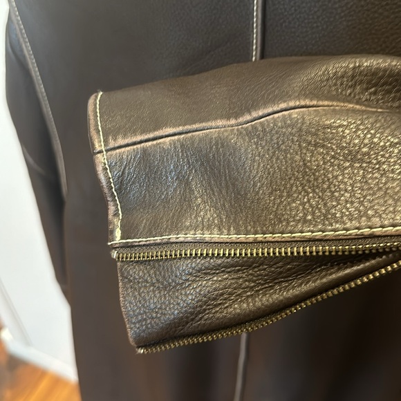 Leather jacket, agave denim men’s L - Picture 6 of 15
